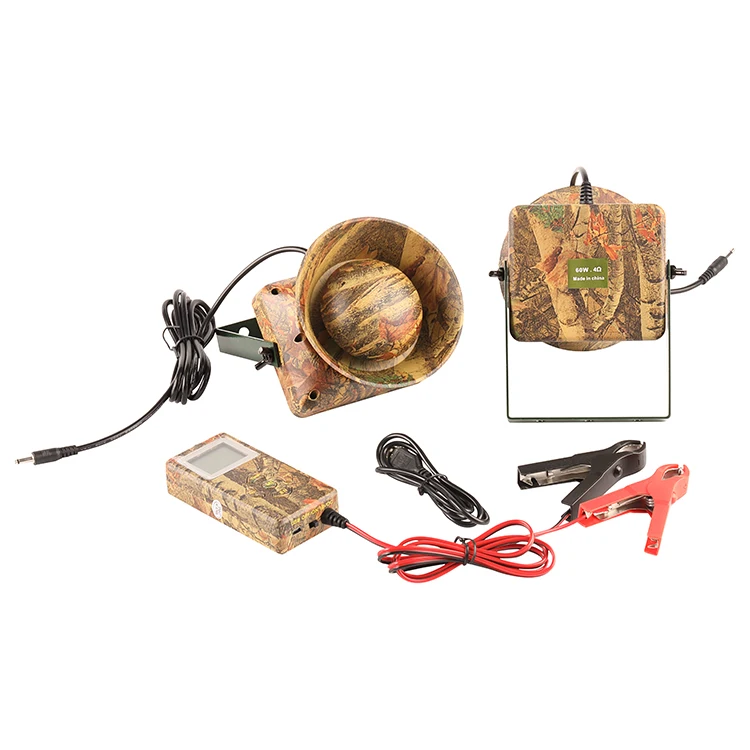 Factory Wholesale 2*60W Output quail audio devices caller Electronic Bird Call Hunting bird Speaker