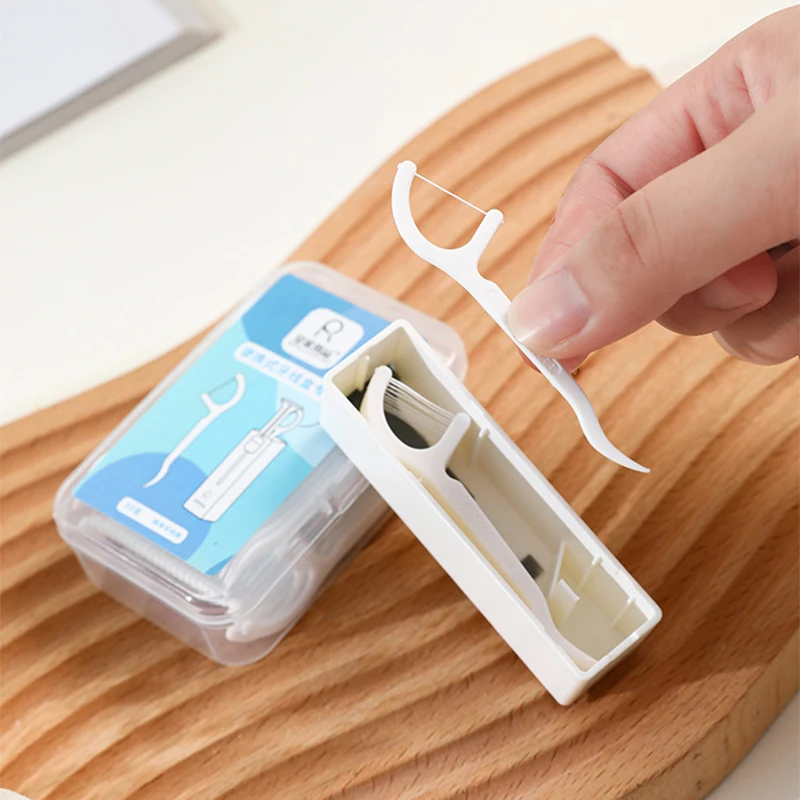 Многоразовый контейнер для хранения зубной нити портативный автоматический диспенсер