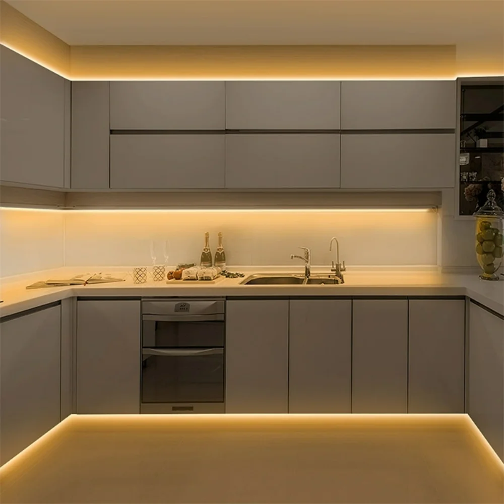 LED aluminium profile 15*30mm Custom length LED aluminum profile oval aluminum channel extrusion Cabinet Wardrobe led light