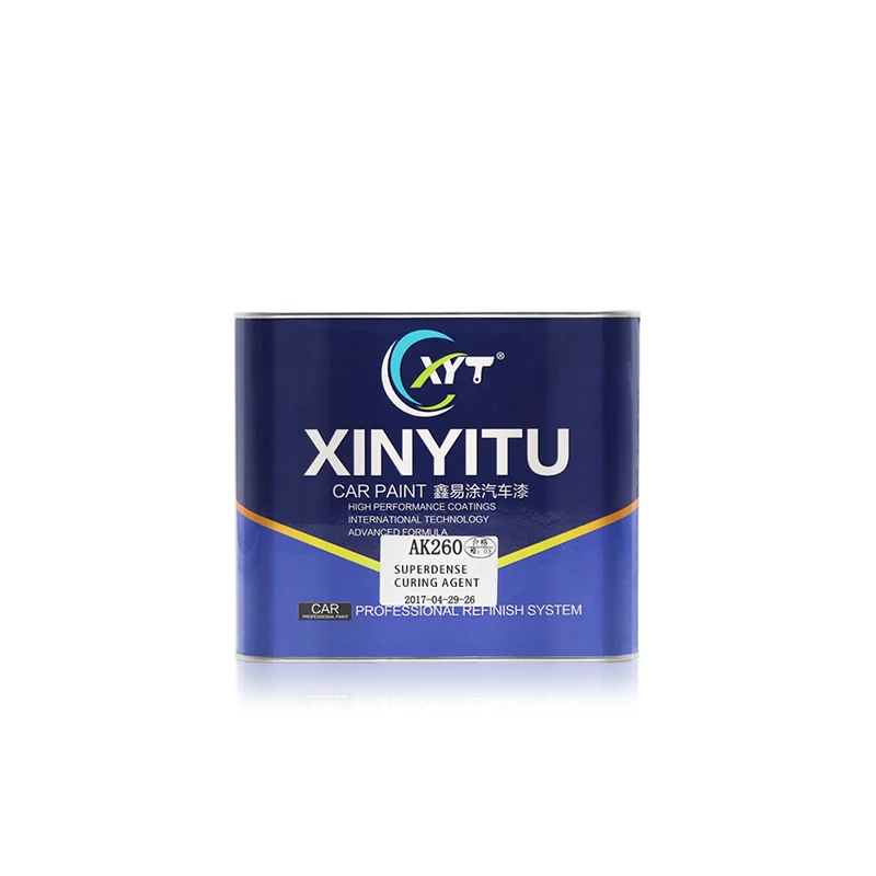 
car paint no yellow chemical resistance AK260 superdense hardener 