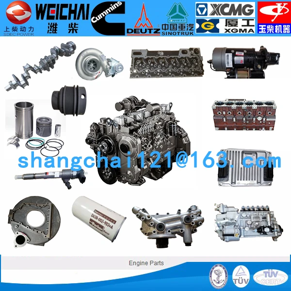 Shanghai diesel engine parts D00-305-03+A fuel filter C85AB-85AB302+A