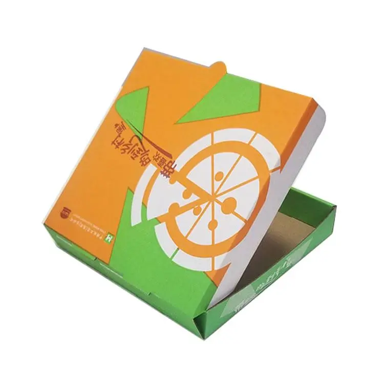 OEM one piece paper cardboard carton slice 16 inch white personalized pizza box manufacturer for scooter