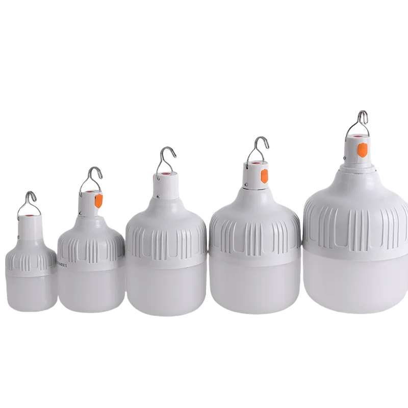 Factory Wholesale Rechargeable 5v Dc Led Headlight Bulb 20w 30w 40w 50w Waterproof Emergency Lighting Lamp Bulb