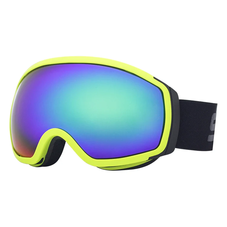  Best TPU frame snowboarding glasses anti scratch UV400 mirrored skiing