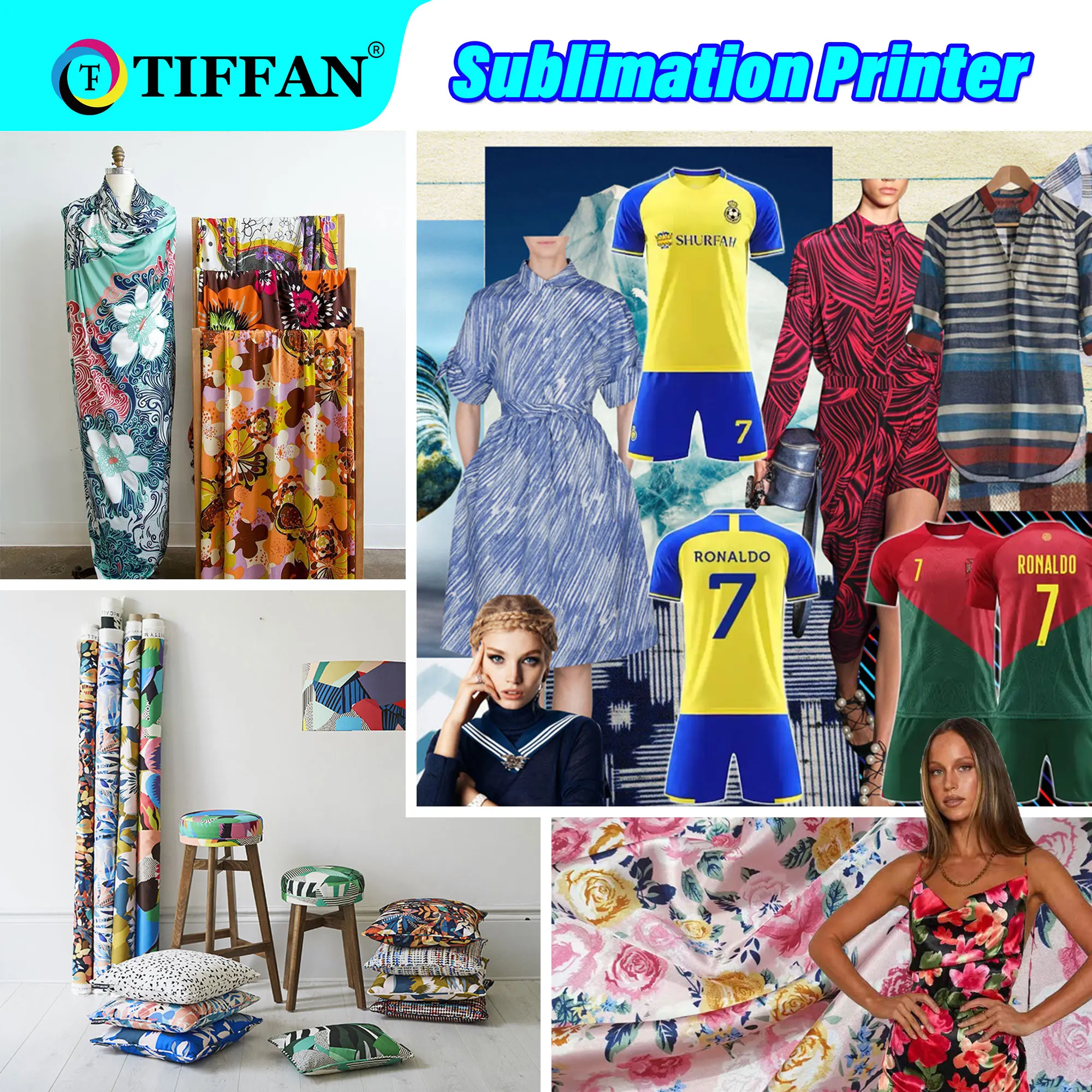 imprimante grand format 1.6m 1.8m 3.2m Inkjet Canvas Printers I3200 Eco Solvent Large Format Printer Sublimation Printer