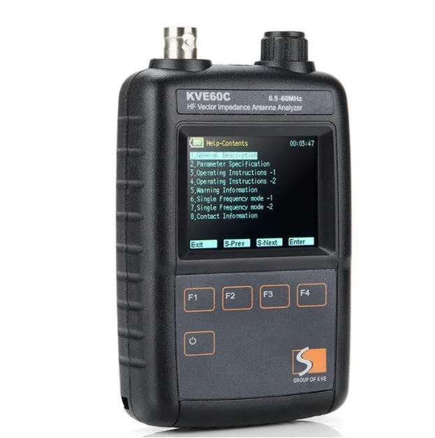 SWR HF Vector KVE520A VHF/UHF Vector Impedance Antenna Analyzer KVE 60C Impedance Antenna Meter