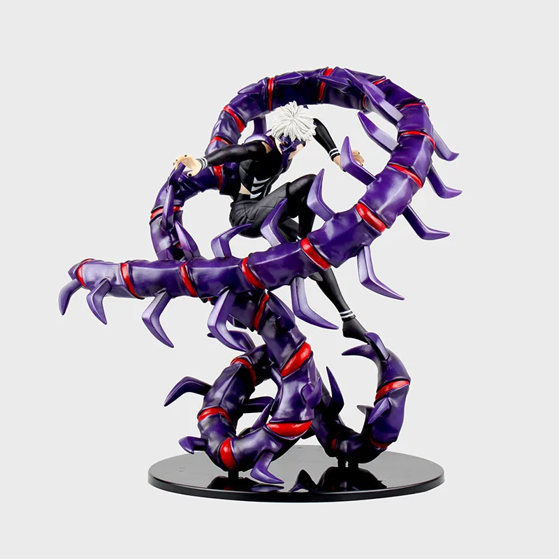 28cm Anime Tokyo Ghouls Kaneki Ken Generation Of Dark Jin Muyan PVC ornaments Tokyo Ghouls Action Figure toys