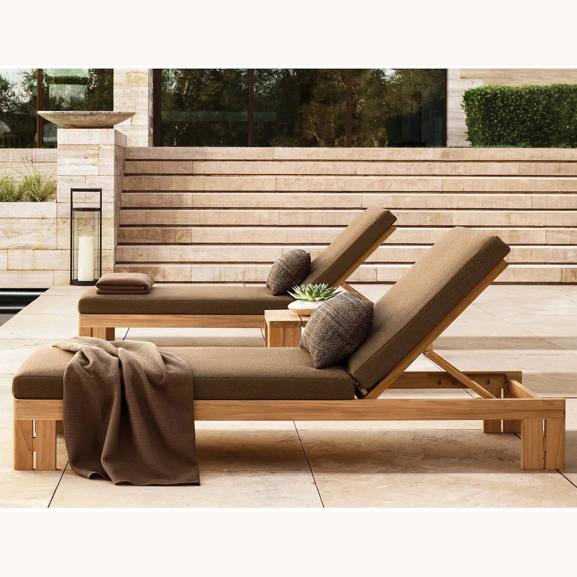 garden lounge set hotel garden lounger luxury outdoor furniture outdoor patio teak lounger sun