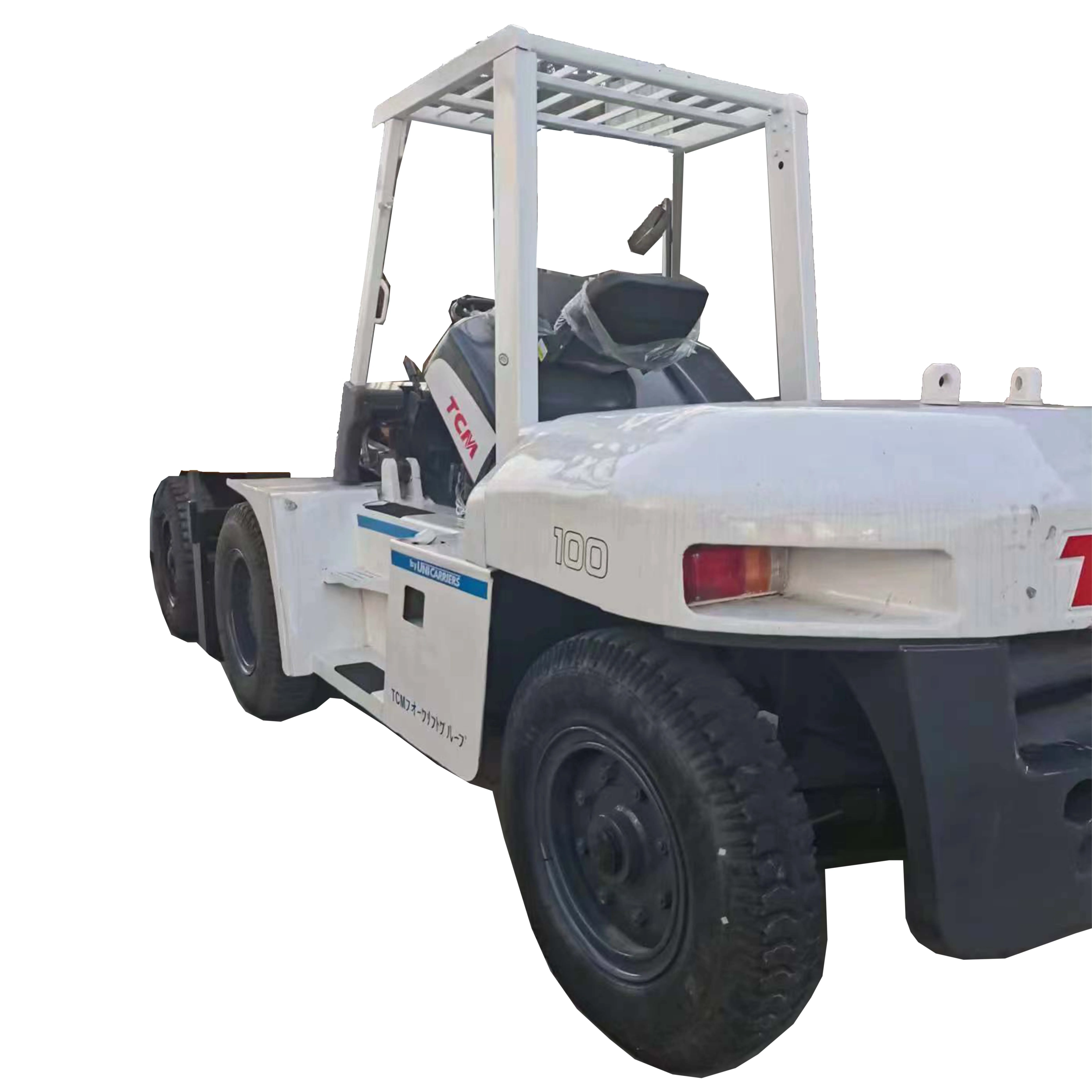 TCM 10 Ton Large Used Forklift Diesel Japan Original 10 Ton Internal Combustion Engine at low price