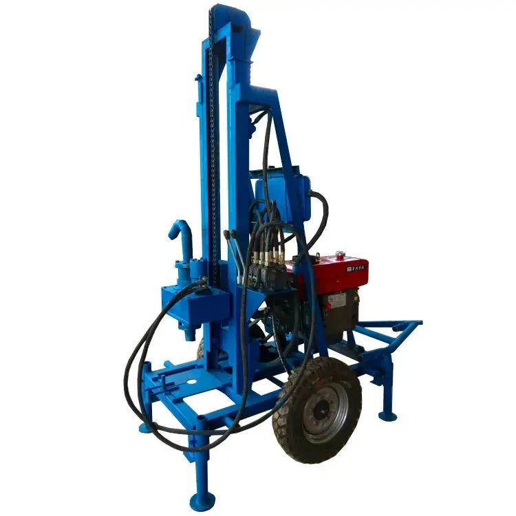 Easy operation hydraulic underground water well drilling rigs for sale