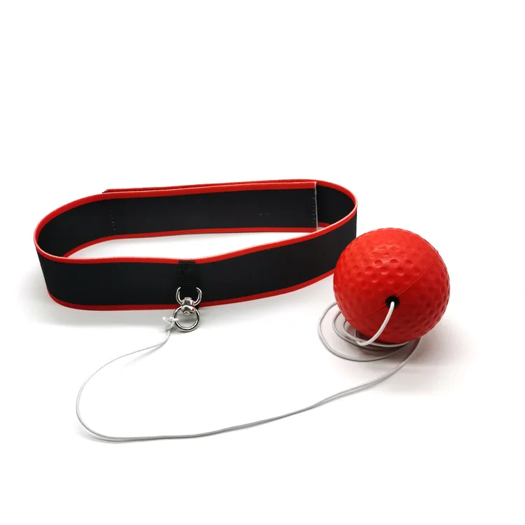 China Supplier Boxing Reaction Training Soft And Safe Pu Material Boxing Reaction Head Band Ball