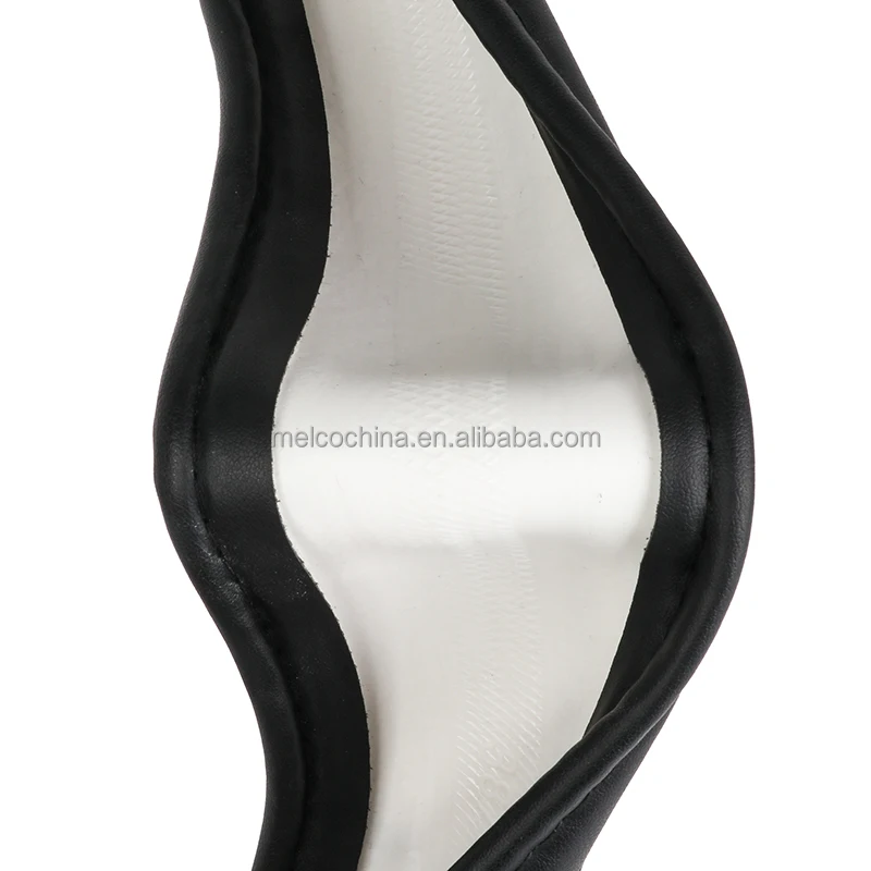 MELCO Bling Crystal Diamond Leather Car Steering Wheel Cover