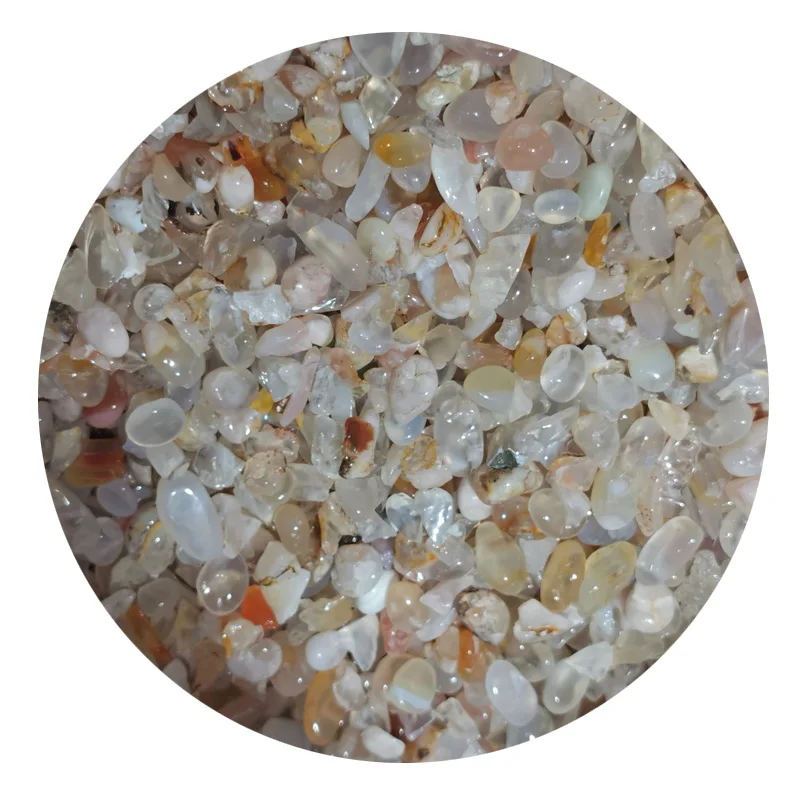 high quality Sakura oriental cherry   agate stone crystal natural stone tumbled quartz for  healing