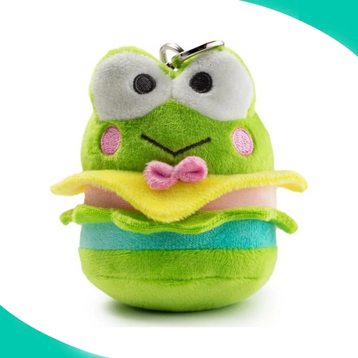 Best sale high quality Cute Three layers HamBurger Charms Plush Stuffed toys Mini Burger Plulshie