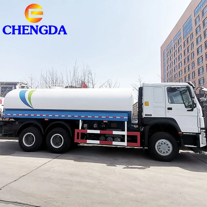 Подержанный китайский резервуар для воды Sinotruck Howo Euro2 6x4 371Hp продажи