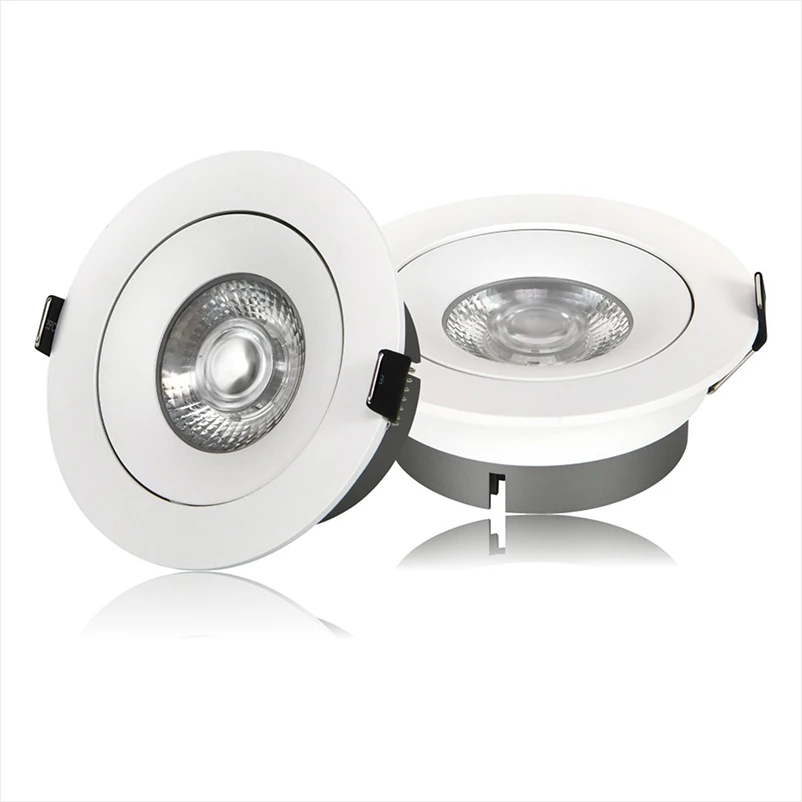 Ultra Thin Slim 33mm Height for Cabinet 15 24 36 60 Lens Aluminum 7 12 15 25 35W Adjustable Spot Light Spotlight Led Down Lights