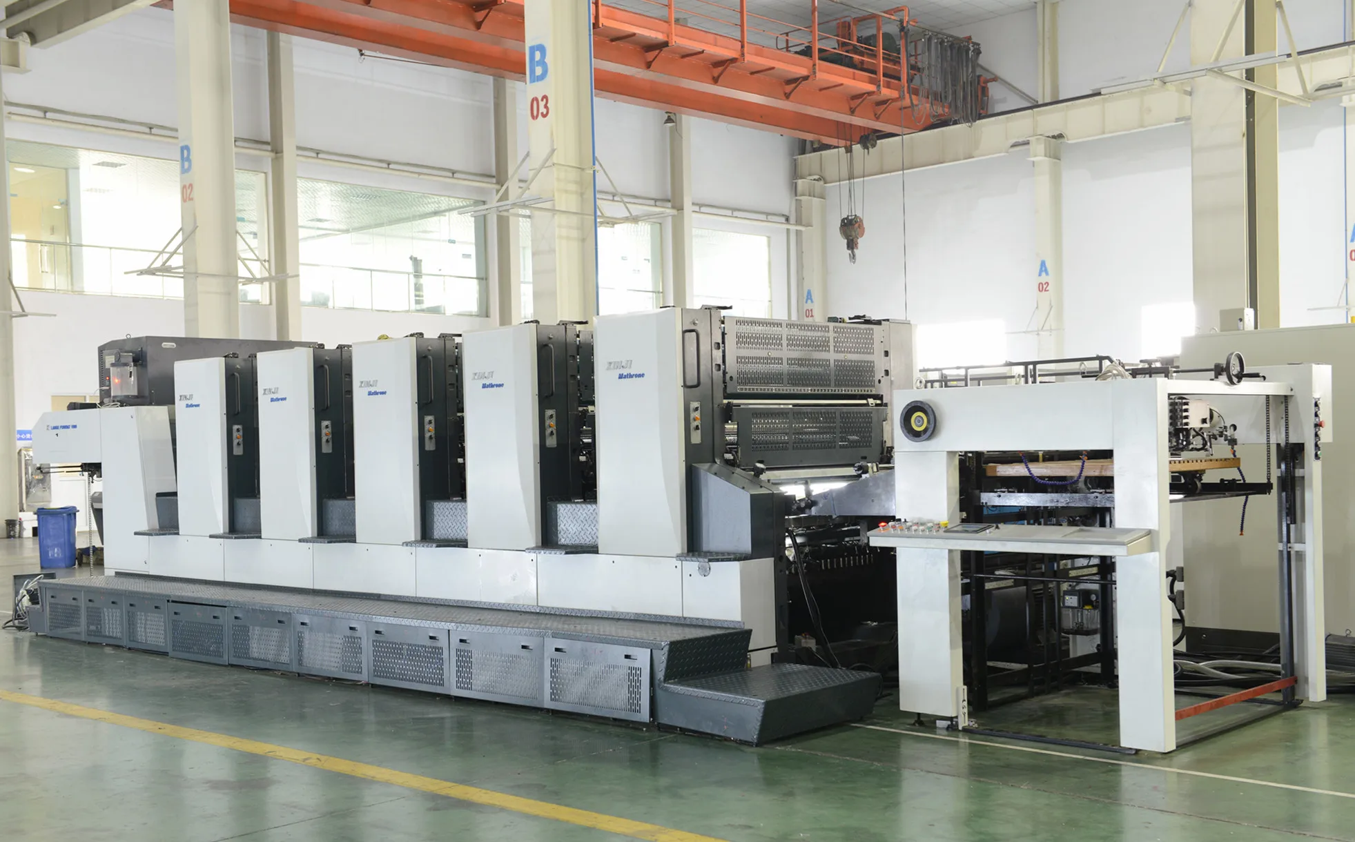 CMYK XJ118-4 Color large folio offset press  for color packaging printing offset printer