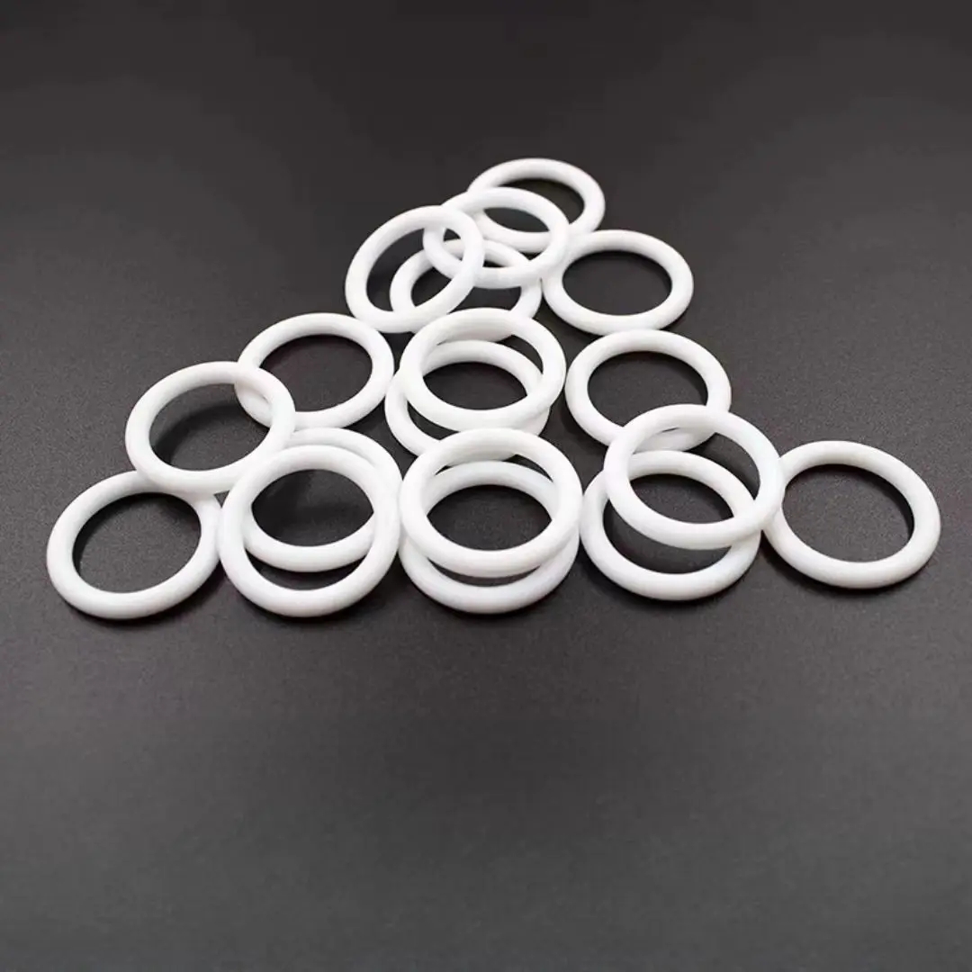 Уплотнительное кольцо PTFE с белым высокотемпературным сопротивлением уплотнительное
