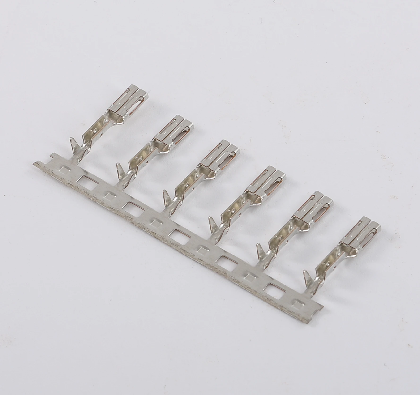 gvei 6.3 blade crimp pcb male pin connector auto terminals