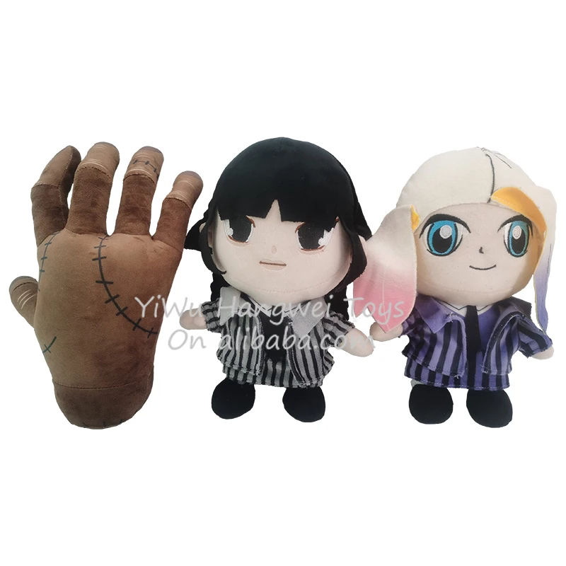 Wholesale Wednesday Addams Plush Toy Doll Anime Figure Thing Addams Family Cartoon Enid peripheral Wednesday Stuffed Plush Toy