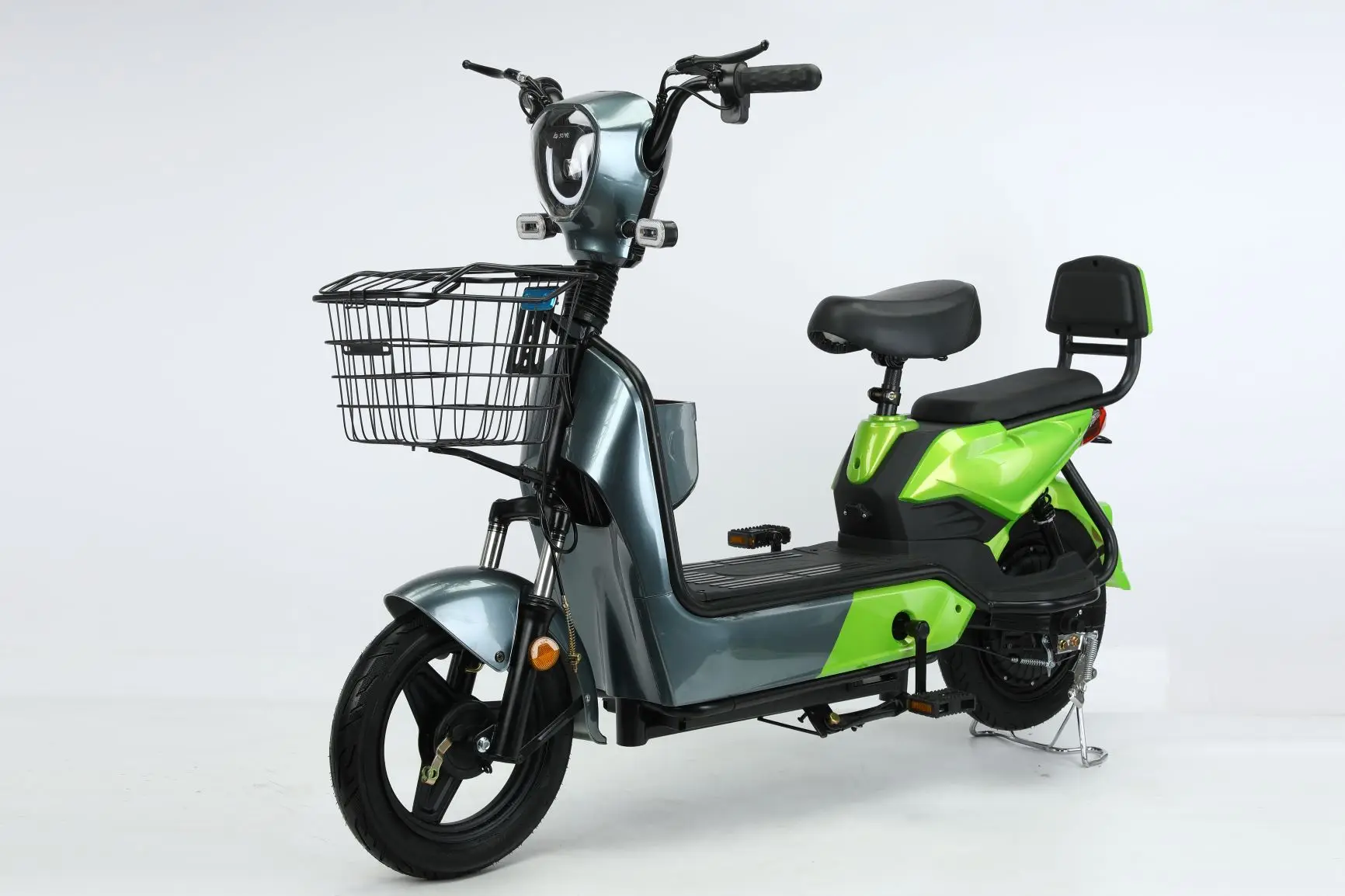 Fully Suspended Electric Unicycle Cargo Electric Bicycle with down Tube Lead-Acid Battery and Rear Hub Motor Electronic Cycle