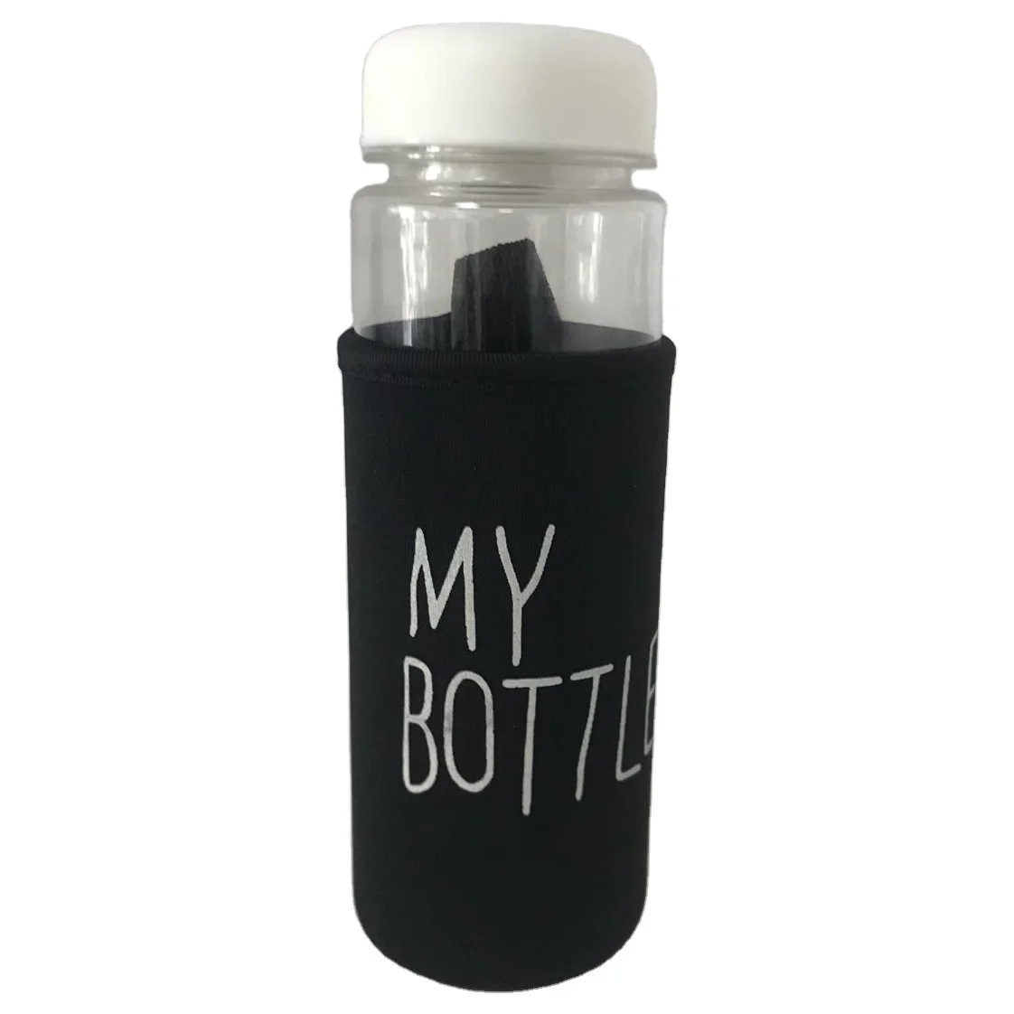 2024 поставка с завода экологически чистая рекламная пластиковая бутылка для воды 300 мл Тритан рукавом