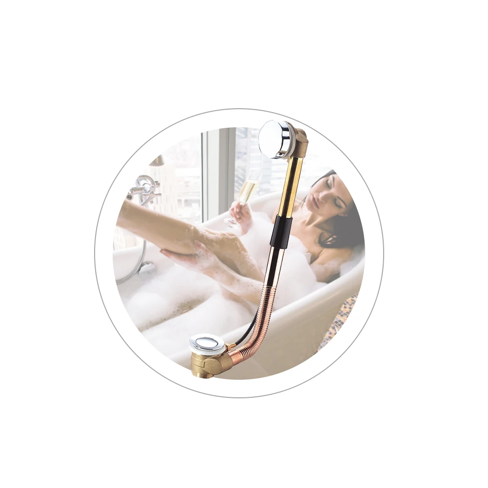 Pop Up Drain Waste Vessel Sink Drain Without Overflow Shower Bath Drain brass bathtub drainer