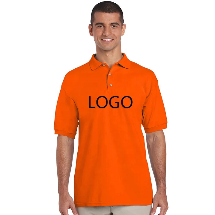 High Quality Custom Logo Polo T Shirt Unisex T-shirts Polyester/ Cotton 100% Bamboo Fiber Custom Design Causal Wear Plain Dyed