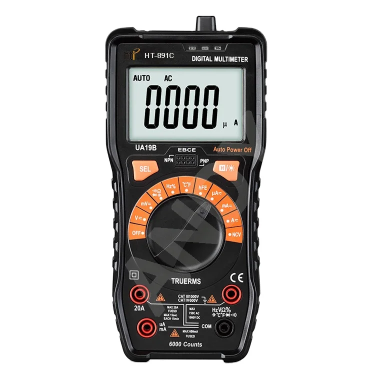 Цифровой мультиметр, тестер с функцией True Rms, 400А, 10 А