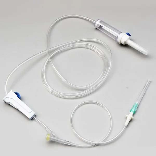 
Y site IV infusion set with L size dirp chamber 