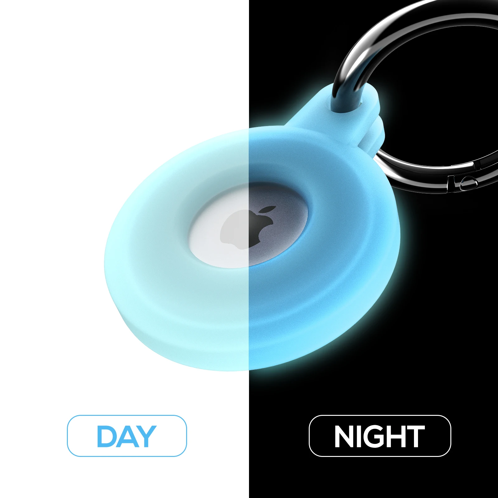 Logo Customized Locator Tracker Anti-lost Device Keychain Silicone Case Protective Cover Suitable for Apple Airtag