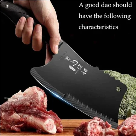 Kitchen Knives Chinese Cleaver Butcher Knife Stainless Steel Bone Chopping Knife Meat Slicing Cleaver Chef Kitchen Machete