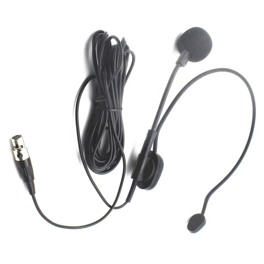 Dynamic headset microphone AKG XLR plug headworn gooseneck microphone for meeting conference lecture