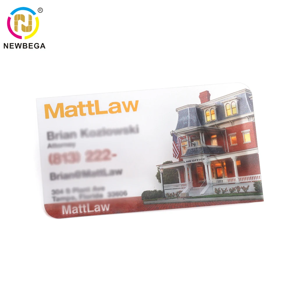Custom Design Digital Rfid Business cards Pvc Matte Nfc business card