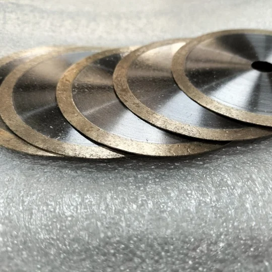 80*0.6*5*10mm  continuous rim  thin diamond blade to cut 2 mm thick Aluminum Oxide ceramic  porcelain tiles