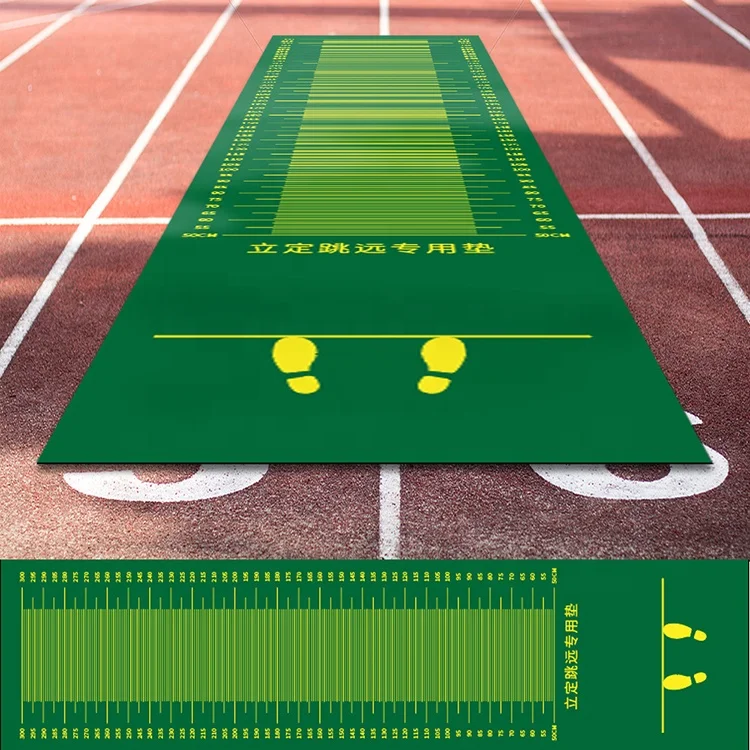 2023 LW Factory Directly Supply School Entrance Examination Rubber Standing Long Jump Mat The Long Jump Training Mat