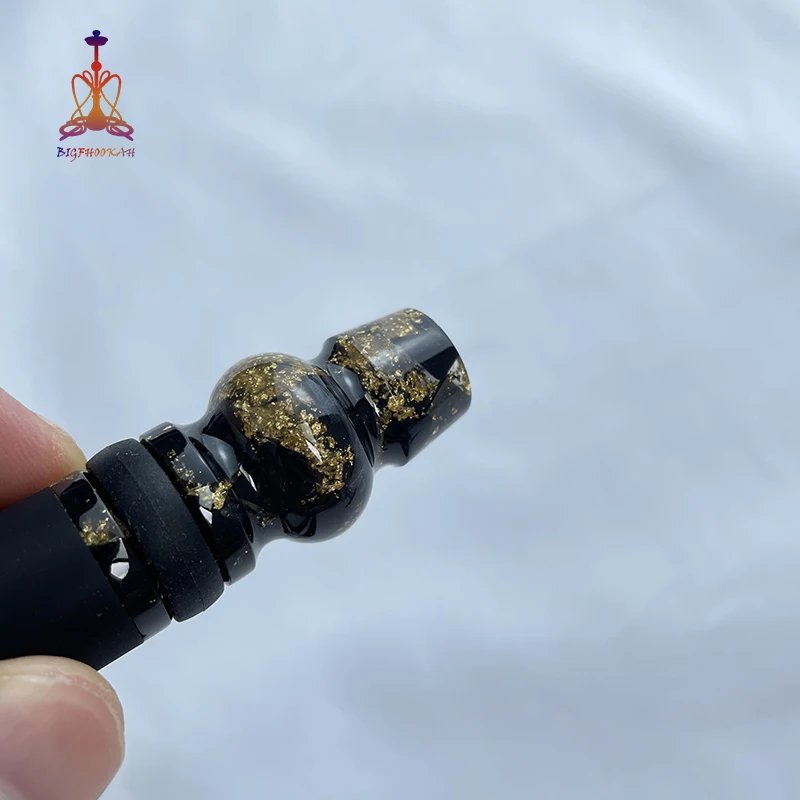 China Handmade Shisha Hookah Accessories Acrylic Hookah Mouthpiece Mouth Tips Acrylic Tip for Metal Hookah With Lanyard