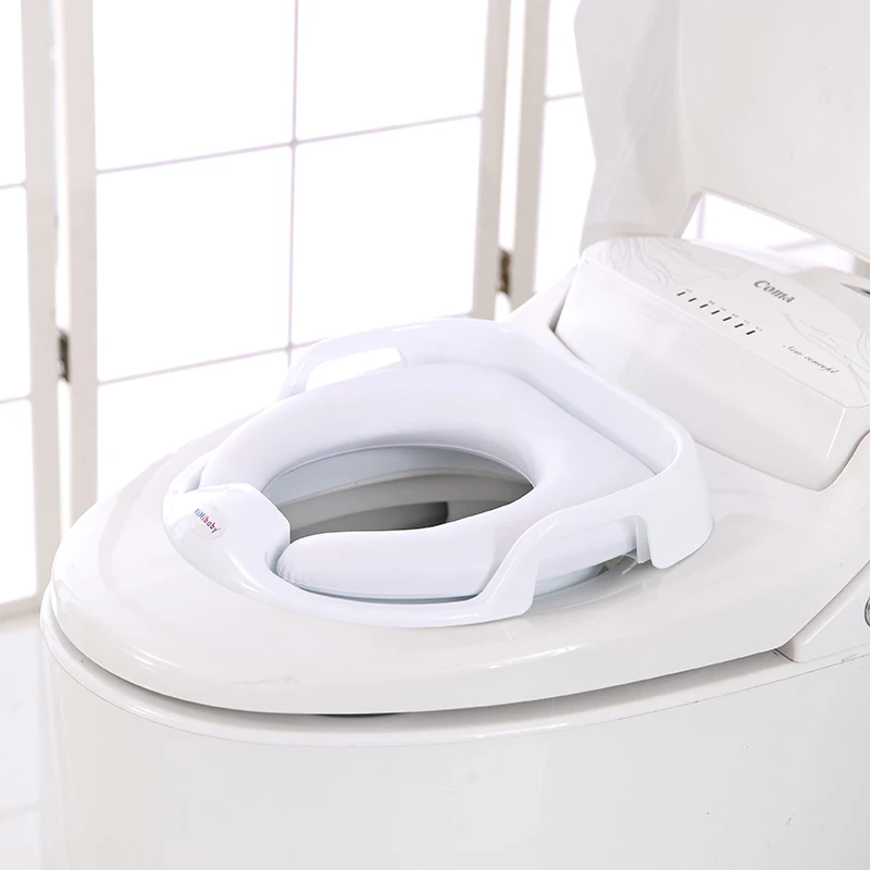 
Certificated baby soft toilet seat potty training seat with handle 