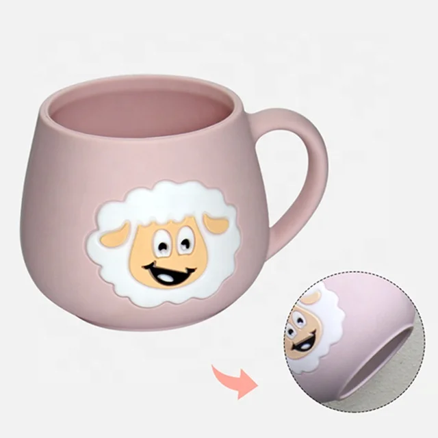 Non-toxic Non-slip BPA Free Toddler Kids Water Drinking Travel Snack Sippy Silicone Baby Cups