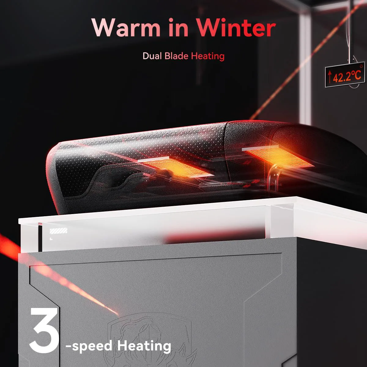 High-End Moulded Foam Revolving Massage Features Extendable Reclining Synthetic Leather Gaming Racing Gamer Chair