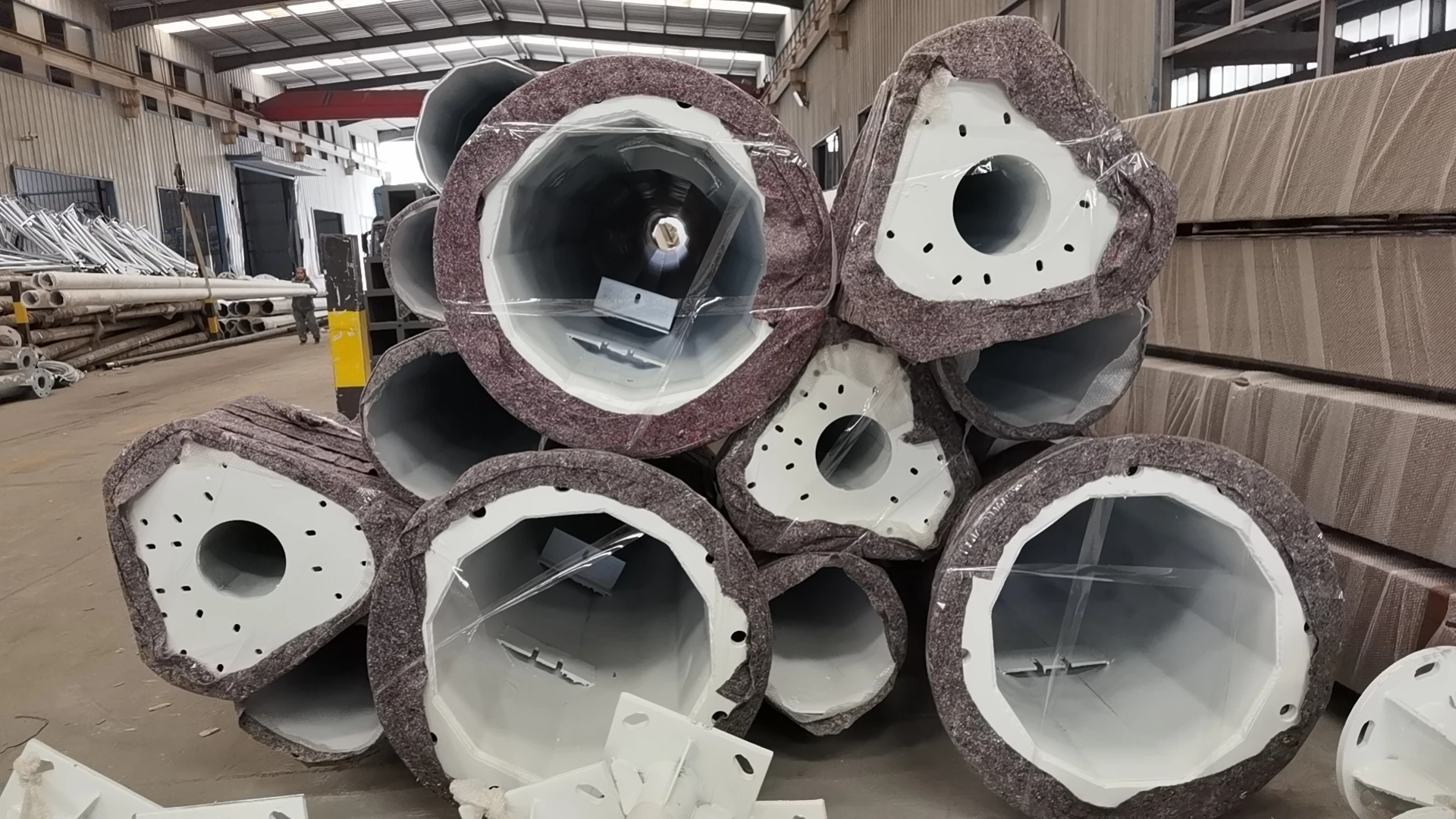 20m 25m 30m automatic lifting system stadium floodlight  high mast light pole