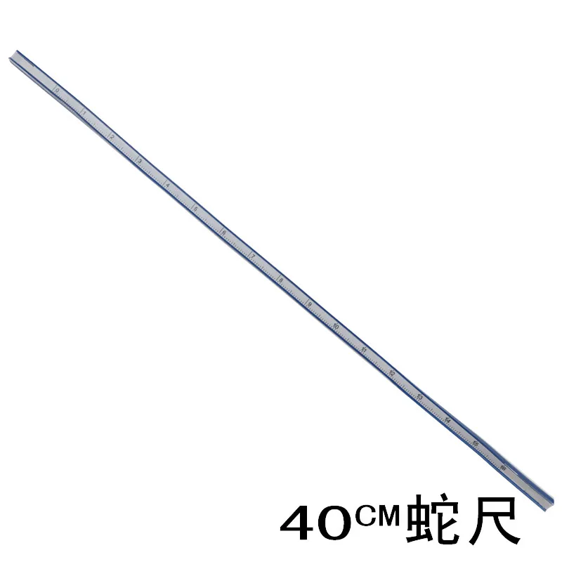 Art Design Ruler 40cm Serpentine Ruler Plastic