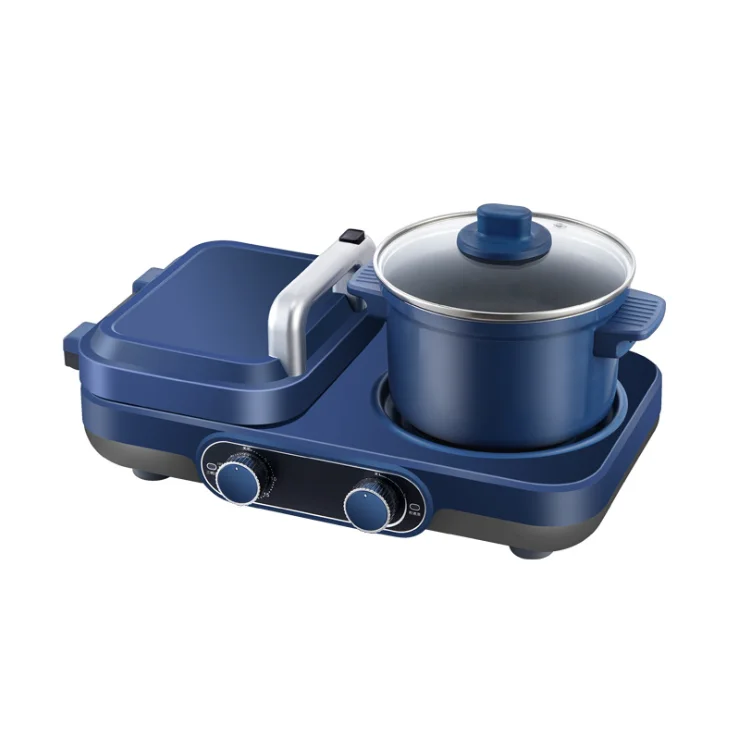 Оптовая продажа, многофункциональный электрический тостер для завтрака 3 в 1, домашняя горячая Распродажа, 4 гриля, сэндвич-тостер