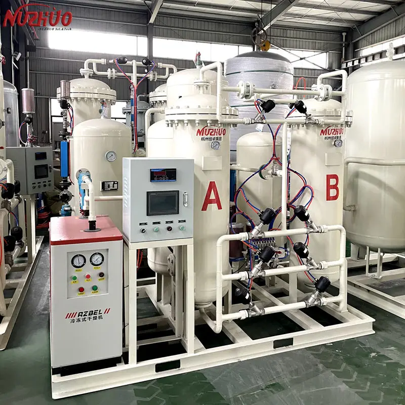 NUZHUO Easy Operation O2 Generator For Industrial Oxygen Cylinder Refilling System Hot Selling O2 Plant