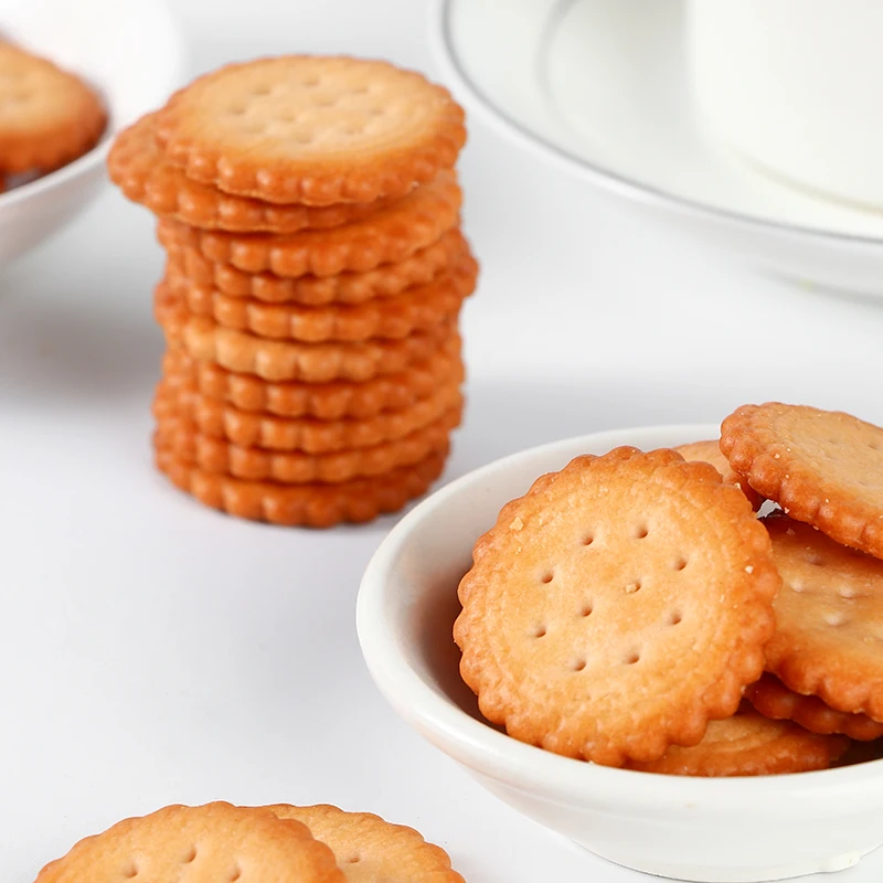 Китайские оптовые продажи, здоровые закуски, вкусная морская соль, японское круглое печенье-крекер