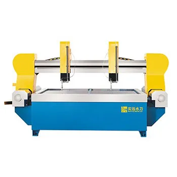 New style double waterjet cutting machine marble