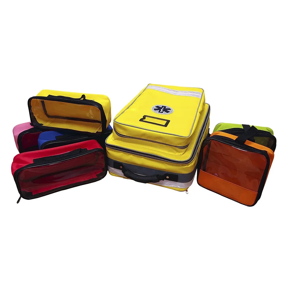 First Aid Backpack Emergency Medicine Survival Essentials Medic Trauma Bag Nursing Bags with 3 Packing Cubes