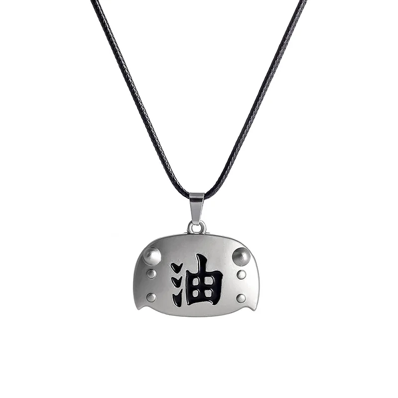 animation Necklace Pendant yuzhibo weasel Sasuke Kakashi ten tail writing wheel eye hand sword Necklace