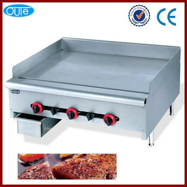 Commercial Hotel Restaurant Stainless Steel Kitchen Catering Equipment Gas grill griddle (OT-GT-36)