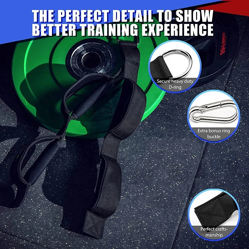 Ergonomic Triceps Rope Single Press Push Fitness Bodybuilding Cable Attachment for Strength Training